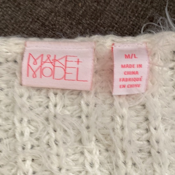 Make + Model Ivory Long Tunic Cardigan - Picture 10 of 11